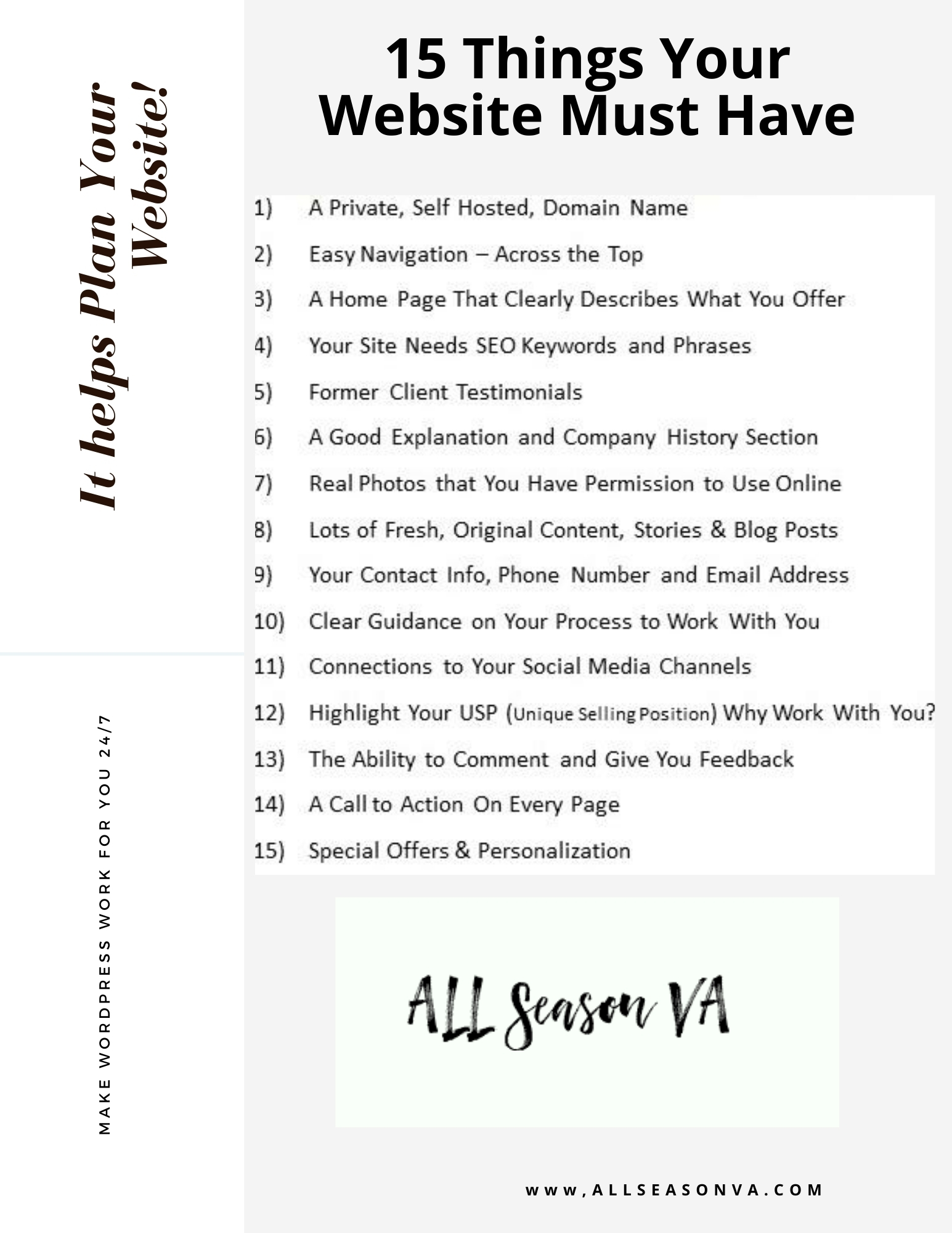 15 things your website must have