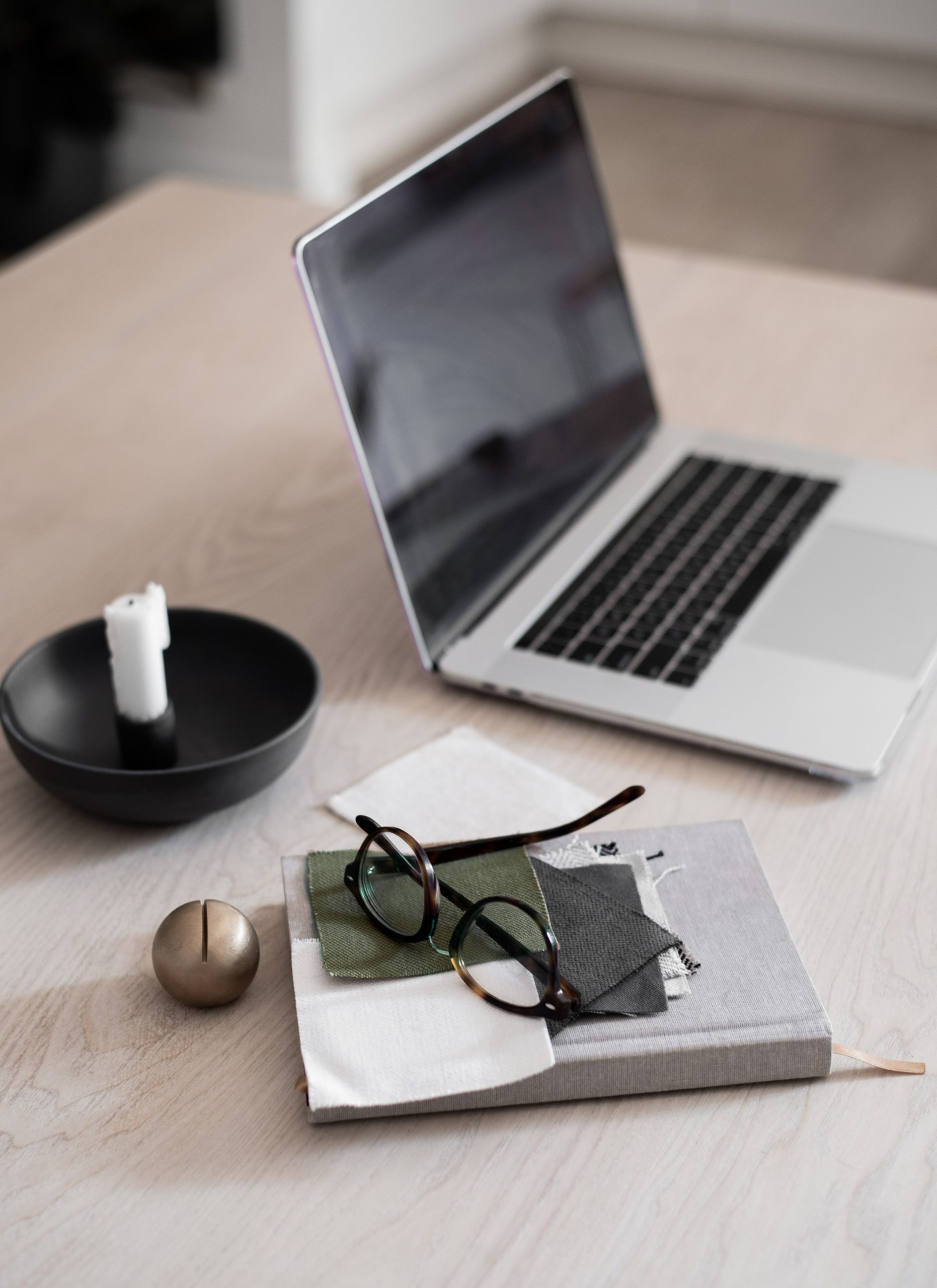 Desk with Candle